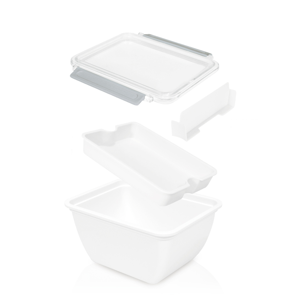 Micro Wave Box 6401 Microwave Lunch Box with Tray and Divider (Movable) - Star Industrial